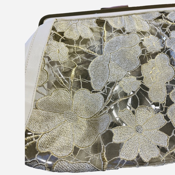 Floral Lace Clear Crossbody Bag - Picture 11 of 13